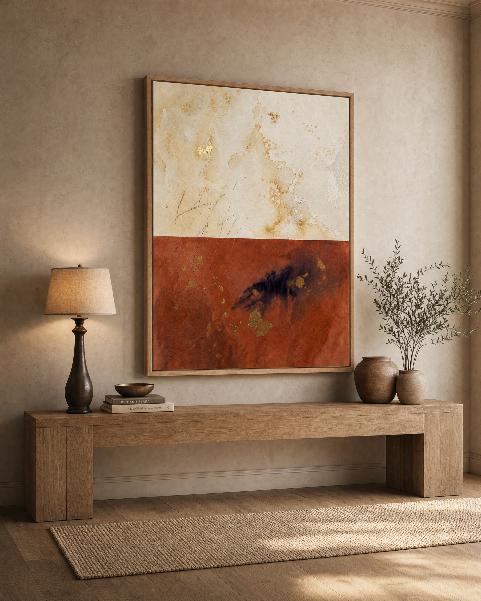 Quiet Sediment Mockup - RH Gallery Entry Hall Mockup - Fixed Frame.png